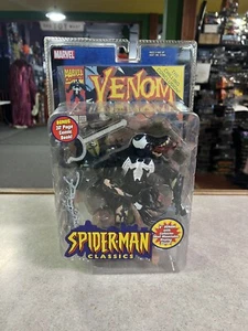 2000 ToyBiz Marvel Legends Spider-Man Classics Venom Action Figure Sealed NEW - Picture 1 of 3