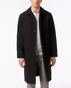 KENNETH COLE NEW YORK 134868 Men's Black Retz Water Repellent Raincoat Sz 36 S - Picture 1 of 2