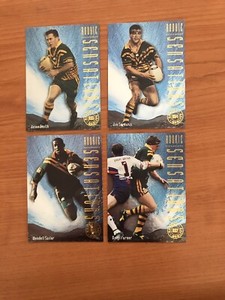 1994 NRL KANGAROO'S HEROES Rookie Sensations (4} cards