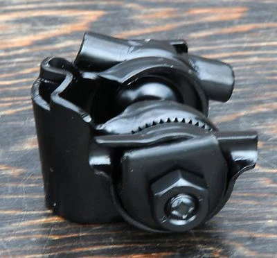 Sillín de bicicleta Schwinn Fixie negro vintage asiento individual abrazadera de riel bicicleta poste de 7/8" Foto 1 de 4