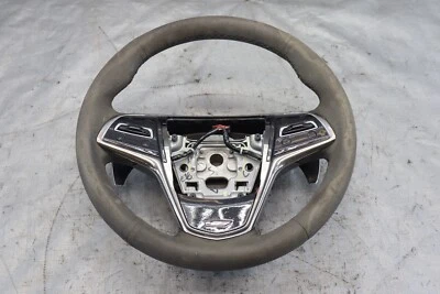 2017-2019 CADILLAC ATS-V COUPE LF4 3.6L OEM BLACK SUEDE STEERING WHEEL #1541 - Image 1 of 4