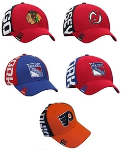 NHL Assorted Teams Reebok Adult Assorted Sizes Structured Cap Hat #M671Z NEW! - Picture 1 of 6