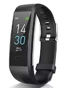 Fitness Activity Tracker Watch as Fitbit Heart Rate Monitor Pedometer for Women - Picture 1 of 12