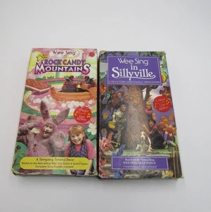 Wee Sing In Sillyville and Big Rock Candy Mountains VHS With Song Booklet - Picture 1 of 4