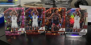 Zeke Nnaji 4 Card Prizm Rookie Color Lot Arizona Wildcats  - Picture 1 of 2