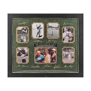 Collage de fotos enmarcadas con autógrafo facsímil de The Legends of Golf - Imagen 1 de 7