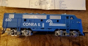 Model Power Conrail #610 HO 1:87 Scale F2 Diesel Locomotive - Picture 1 of 4