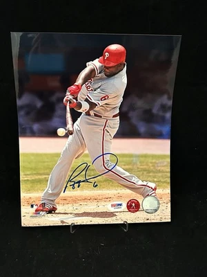 RYAN HOWARD Autographed Signed 8x10 Phillies PHOTO Ryan Howard Authenticated PSA - Image 1 of 4
