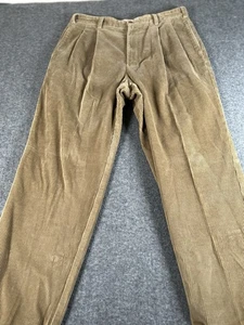 Brooks Brothers Hose Herren 35 x 30 Cord hellbraun gerade Stretch Clark Fit - Bild 1 von 6