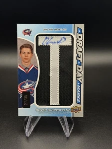 2016-17 Upper Deck SP Game Used Oliver Bjorkstrand Draft Day Marks "T" DDM /35 - Bild 1 von 2