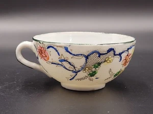 Rose Famille Tea Cup Antique Floral Handpainted Delicate Unsigned - Picture 1 of 13