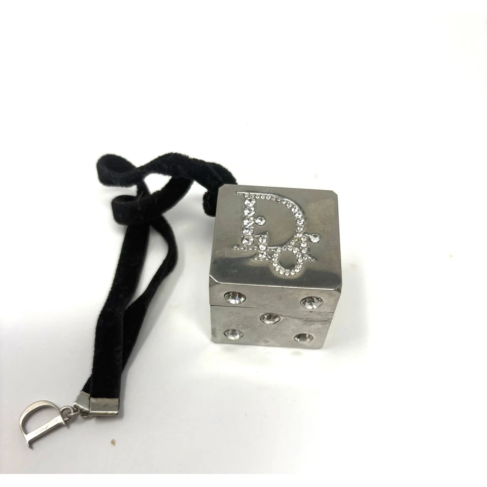 Christian Dior Play Swarovski Diamond Cube Brillo Labial Dije 151 NUEVO CON CAJA VACÍO  Foto 1 de 4