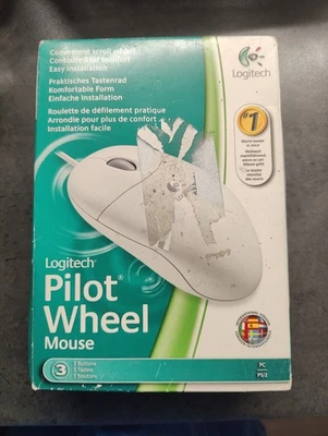 Logitech Pilot wheel Mouse PS/2 Neuf - Photo 1/3