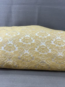 Vintage Pinch Plissee Vorhänge Gardinen 2 lange Paneele gefüttert goldgelb 23 x 75 - Bild 1 von 19