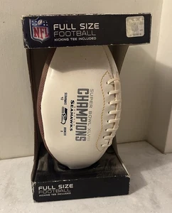 Seattle Seahawks Super Bowl XLVIII Full Size NFL Football Team Logo Sammlerstück - Bild 1 von 7