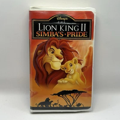 The Lion King II Simba’s Pride VHS Disney Video Tape 2 VTG Sequel VTG Clamshell - Image 1 of 4