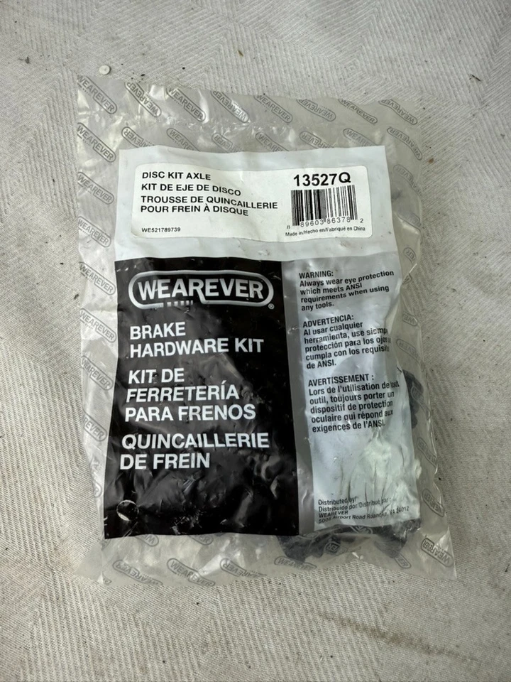 Kit de herrajes de freno de disco Wearever 13527Q-FWD xref: Carlson 13527Q Foto 1 de 3