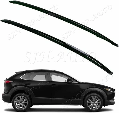 Rieles de techo de aluminio negro para Mazda CX-30 CX30 2020-2025 riel lateral de techo 2p Foto 1 de 4