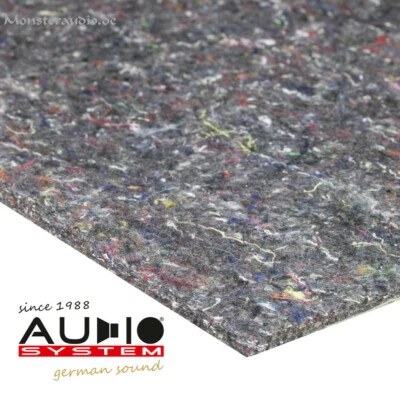 Audio System Dämmvlies 80x50cm 0,4m² selbstklebend 8mm KFZ Schalldämmung Auto - Bild 1 von 2