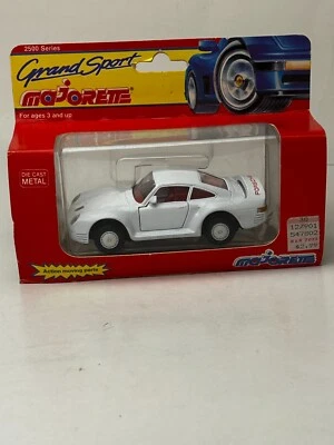 Majorette 1:34 Scale Grand Sport No. 2501 Porsche 959 with Box, White - Image 1 of 4