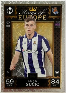 Topps 2024-25 UEFA Match Attax Extra - LUKA SUCIC (SOCIEDAD) Kings of Europe 254 - Imagen 1 de 1