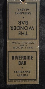 1950s Riverside Bar The Wonder Bar Where Everybody Has a Good Time Fairbanks AK - Bild 1 von 2