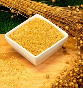Golden Flaxseed Linseed 1kg BULK Flaxseeds Linseeds Yellow Seed Flax Seeds 5kg - Picture 1 of 1