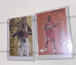 1996-97 NBA Hoops #12 Upper Deck #R1 Rookie Allen Iverson RC Philadelphia 76ers - Picture 1 of 10