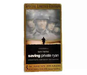 Saving Private Ryan VHS Tape Special Limited Edition Tom Hanks Tested Plays GR8T - Imagen 1 de 5