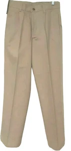 NWT Boy's 12 Reg IZOD Pleated Khaki Pants Casual Dress School Uniform Adj Waist - Picture 1 of 7