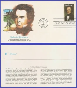 USA4 #2047 U/A FLEETWOOD FDC Nathaniel Hawthorne - Imagen 1 de 1
