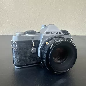 Pentax ME Super 35mm Spiegelreflexkamera Kit mit 50mm Objektiv 1.2 komplett getestete Funktionen - Bild 1 von 10