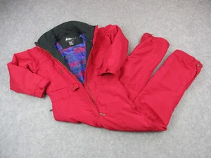 VINTAGE Nordica Snowsuit Womens 12 Red Blue NXT Ski Jumpsuit One Piece Winter ' - Picture 1 of 19
