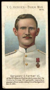 Taddy - 'V.C. Heroes - Boer War (61-80)' (1901) - Sargeant D. Farmer V.C. - Picture 1 of 2