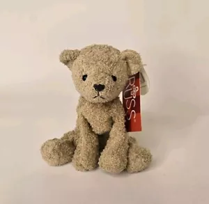 Russ Berrie Cubby Bear Mini Luv Pets Plush 5" Beige Beanie Stuffed Toy W Tags - Picture 1 of 8