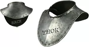 Armatura medievale scura collana antica taglia unica rustica vintage arredamento casa - Foto 1 di 12