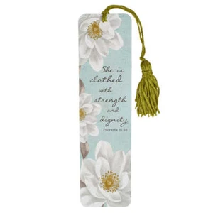 Proverbs 31:25 Tassel Bookmark - Picture 1 of 1