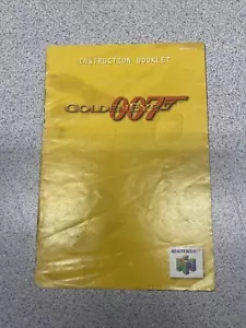 Goldeneye 007 N64 Manual only. No Game Nintendo 64. - Picture 1 of 2