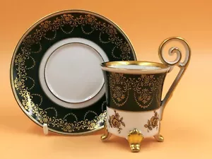 German Porcelain Edelstein Bavaria demitasse / chocolate cup & saucer duo. 21707 - Picture 1 of 8