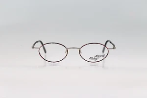 Robert Rudger 2265 010 9M Vintage 90s tortoise & gray oval eyeglasses frames NOS - Picture 1 of 10