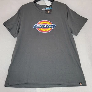 Dickies SHIRT ADULT 2XL XXL Gray NEW LOGO WORK WEAR OUTDOORS CASUAL MENS NWT - Picture 1 of 11