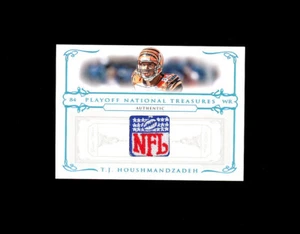 2007 National Treasures SSP TJ HOUSHMANDZADEH NFL LOGO SCUDO GIOCO USATO 1/1 STELLA - Foto 1 di 2