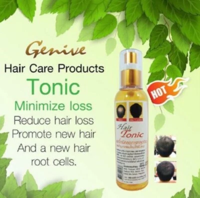 Genive Hair Tonic Nourish New Hair Anti Dandruff Stop and Reduce Hair Loss 120ML - Image 1 of 4