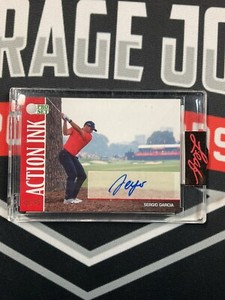 2021 Leaf Pro Set Sergio Garcia Green Action Ink Autograph Auto #/45 💥