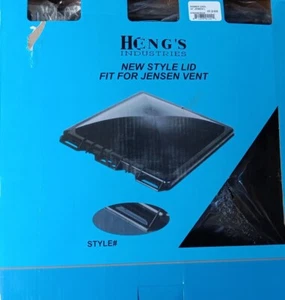 HENG'S REPLACEMENT RV VENT COVER J7291SM-CR - VENT LID - SMOKE 14" - Picture 1 of 4