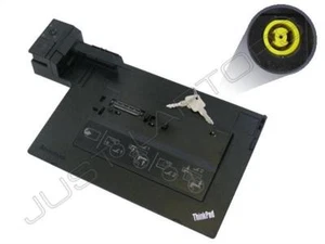 Lenovo ThinkPad T420s T430 USB 3.0 4338 Docking Station Port Replicator + Keys W - Picture 1 of 4