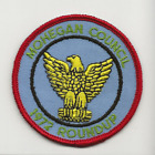 MOHECAN COUNCIL / 1972 ROUNDUP eagle patch / Cub Boy Scout BSA B-12