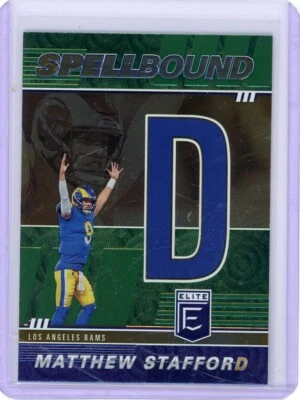 Matthew Stafford 2022 Donruss Elite Spellbound "D" Rams - Image 1 of 2
