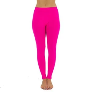 Girls Leggings, Ankle Length Leggings, Pink, Soft, Size: 7 to 12 years (3 PACK) - Picture 1 of 5