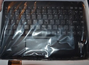 Adesso Bluetooth SlimTouch Mini Touchpad Keyboard WKB-4000BB new - Picture 1 of 6